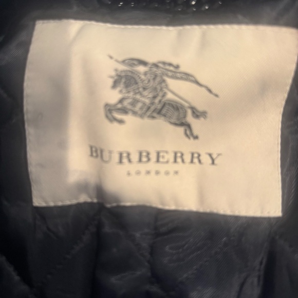 Burberry London wool black coat size 4 - Picture 7 of 8